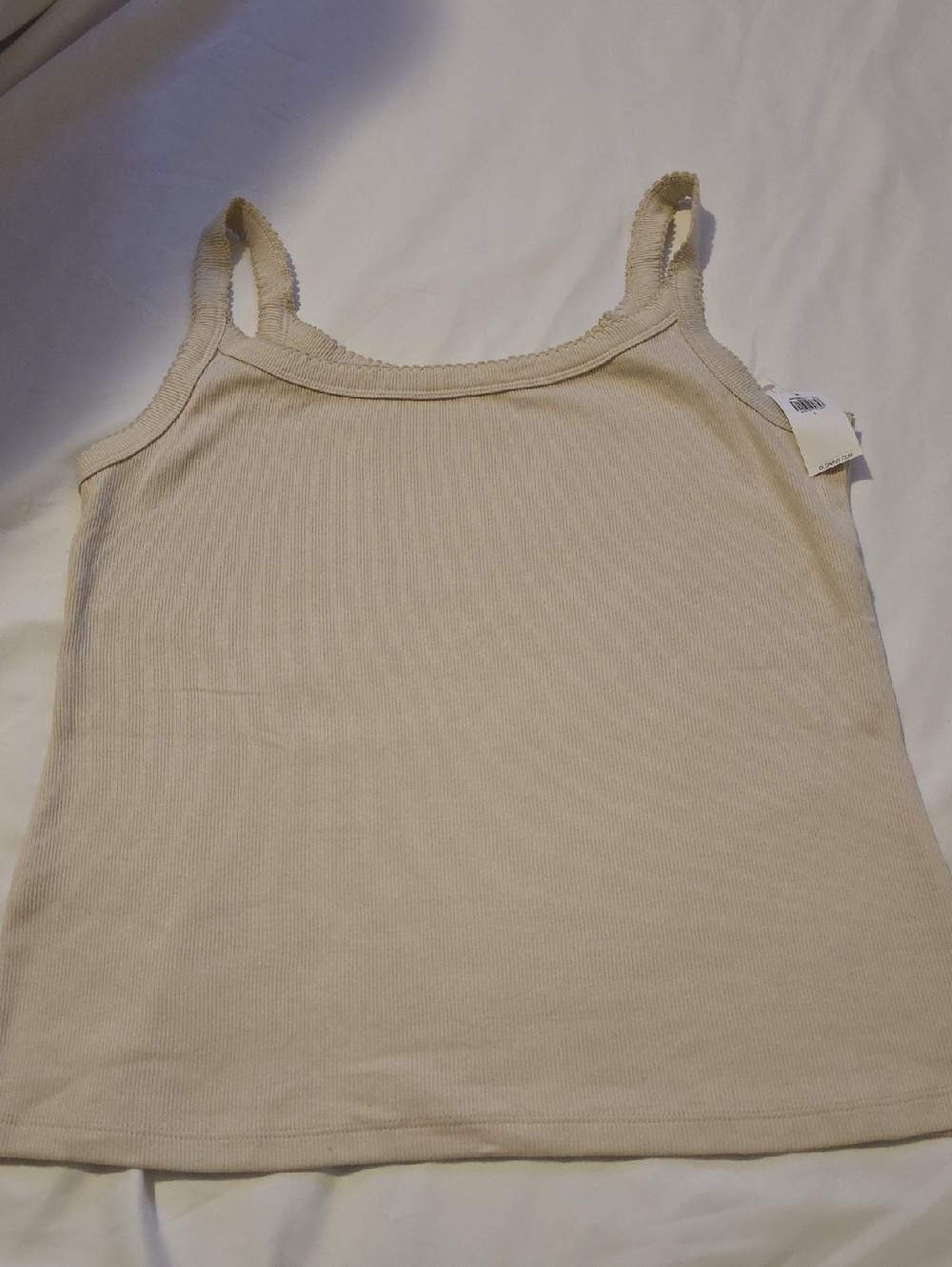 ❣️4 For $20❣️Old Navy Beige Ribbed Tank